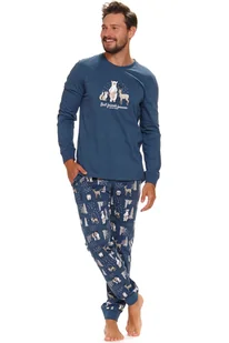 Piżama Doctor Nap PMB.4329 deep blue - Piżamy męskie - miniaturka - grafika 1