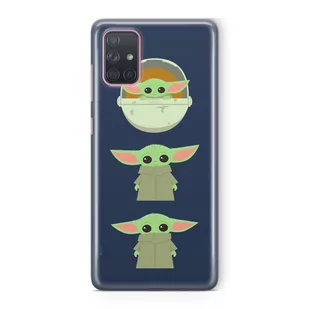 Etui na SAMSUNG Galaxy A71 STAR WARS Baby Yoda 007 - Etui i futerały do telefonów - miniaturka - grafika 1