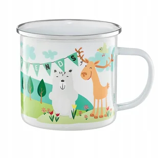 43098 Kubek emaliowany Forest Team 520 ml Friends AMBITION JUNIOR - Kubki dla dzieci 43098 Kubek emaliowany Forest Team 520 ml Friends AMBITION JUNIOR - Kubki dla dzieci - miniaturka - grafika 1