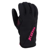 Rękawice motocyklowe - Rękawice Klim Versa Snow Damskie Czarno - Różowy GloL - miniaturka - grafika 1