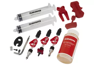 Sram SRAM entlueftungskit do hamulce hydrauliczne hamulce tarczowe z Dot 5.1 płyn hamulcowy/układów hamulcowych, czarna, One Size 00.5318.016.000 - Tarcze hamulcowe - miniaturka - grafika 1