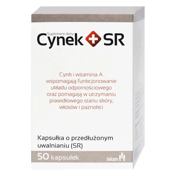 PRZEDSIĘBIORSTWO FARMACEUTYCZNE LEK-AM SP. Z O.O. Cynek+Sr Kaps.Twarde 50 Kaps.