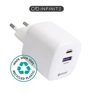 eSTUFF INFINITE USB-C Charger EU PD - Ładowarki do telefonów - miniaturka - grafika 1