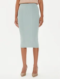 Guess Spódnica ołówkowa W4YD77 Z2YN2 Zielony Slim Fit - Spódnice - miniaturka - grafika 1