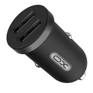 Ładowarki samochodowe - Xo Ładowarka samochodowa CC18 czarna 2USB 2,1A - miniaturka - grafika 1