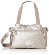 Torebki damskie - Kipling Elysia średniej wielkości torba na ramię (ze zdejmowanym paskiem na ramię), 29,5 x 23 x 12,5, Metallic Glow (szara), Metallic Glow, Elisia - miniaturka - grafika 1