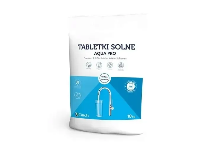 Sól w tabletkach, tabletki solne do zmiękczacz uzdatnianie wody 10 kg