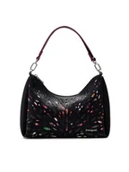 Torebki damskie - Desigual Torebka 25SAXPA1 Czarny - miniaturka - grafika 1