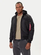 Kurtki męskie - Alpha Industries Kurtka bomber MA-1 TT Hood Two Tone 258100 Czarny Regular Fit - miniaturka - grafika 1