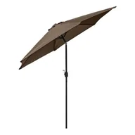 Parasole ogrodowe - SASKA GARDEN Parasol ogrodowy 250cm składany brązowy Saska Garden 20742-0 - miniaturka - grafika 1