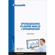 Podręczniki dla szkół zawodowych - Gawlik Agnieszka Sporządzanie planów analiz i spawozdań - miniaturka - grafika 1