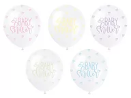 Baby shower i roczek - Balony na Baby Shower - 31 cm - 5 szt. - miniaturka - grafika 1