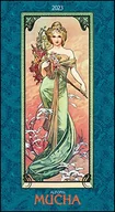 Pozostałe książki - Alfons Mucha 2023 - Bild-Kalender 33x60 cm - miniaturka - grafika 1