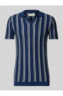 Koszulki męskie - Koszulka polo o kroju slim fit z prążkowanymi wykończeniami model BHAMOS - Blend - miniaturka - grafika 1