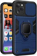 Etui i futerały do telefonów - Etui na telefon komórkowy z ochroną aparatu Odporne na wstrząsy etui z uchwytem magnetycznym kompatybilne z iPhone 13 niebieski - miniaturka - grafika 1