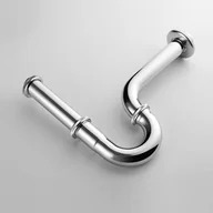 Syfony - Zlewozmywak z syfonem - Uniwersalny zlewozmywak łazienkowy z syfonem 1 1/4" x 32 mm, rura odpływowa ze stali nierdzewnej do zlewozmywaków łazienkowych i kuchennych - miniaturka - grafika 1
