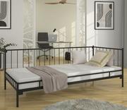 Łóżka - łóżko metalowe Lak System - leżanka typu szezlong - wzór 28L - miniaturka - grafika 1