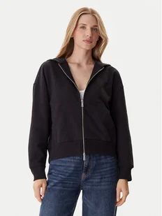 Calvin Klein Bluza LV044C211G Czarny Relaxed Fit - Bluzy damskie - miniaturka - grafika 1