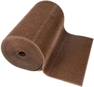 Wycieraczki - Wycieraczka pod drzwi wejściowe igłowa jeżyk Easy Turf 90 cm na metry z rolki ciemny brąz - miniaturka - grafika 1
