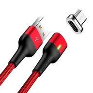 Kable USB - USAMS Szybki Kabel Micro-usb 100CM Magnetyczny - miniaturka - grafika 1