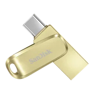 Pendrive - SanDisk Ultra Dual Drive Luxe USB Type-C Flash Drive - 128GB, Gold - SDDDC4-128G-G46GD - miniaturka - grafika 1