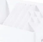 Przyborniki na biurko - Przybornik na kosmetyki Duet biały - miniaturka - grafika 1