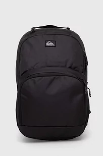 Quiksilver plecak męski kolor czarny duży gładki - Plecaki - miniaturka - grafika 1