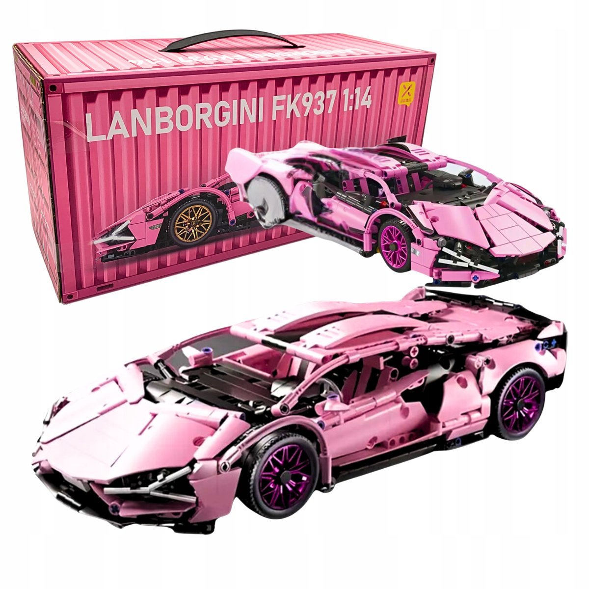 Klocki Konstrukcyjne Lamborghini Sport Samochód Zestaw Klocków 1280 el.