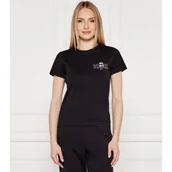 Koszulki i topy damskie - Karl Lagerfeld T-shirt ikon seasonal | Slim Fit - miniaturka - grafika 1