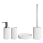 Kubki na szczoteczki do zębów - Zestaw ZEN biały 4w1 - miniaturka - grafika 1