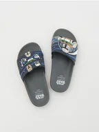 Buty dla chłopców - Reserved - Klapki Star Wars - ciemnoszary - miniaturka - grafika 1