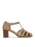 Półbuty damskie - Lasocki Półbuty CEO-25F531-3 Beżowy - miniaturka - grafika 1