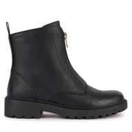 Buty dla dziewczynek - Botki Geox J Casey Girl J3620E 000BU C9999 D Czarny - miniaturka - grafika 1