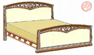 Prześcieradła - Flanelka Prześcieradło bawełniane z gumą 220x220 100% bawełna 220 Pbzg 29 beżowe - miniaturka - grafika 1
