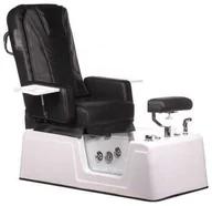 Fotele kosmetyczne - Fotel do pedicure z masażem BR-2310 Czarny - miniaturka - grafika 1