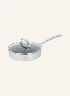 Le Creuset Patelnia Sauté 3-Ply Z Wkładem Do Przyrządzania Jajek W Koszulkach I Szklaną Pokrywką silber - Patelnie - miniaturka - grafika 1