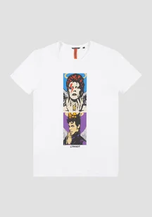 T-Shirt Męski Antony Morato Slim Fit Biały - L - Koszulki męskie - miniaturka - grafika 1