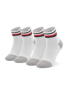 Tommy Hilfiger Zestaw 2 par wysokich skarpet dziecięcych 100001501 Biały - Skarpetki dla dzieci - miniaturka - grafika 1