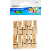 Decoupage - Craft with Fun Klamerki drewniane 6 szt. - miniaturka - grafika 1