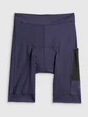 Spodenki rowerowe - 4F Spodenki kolarskie z żelową wkładką damskie - granatowe XS - miniaturka - grafika 1