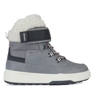Kozaki Geox J Bunshee Pg Girl B J36HSA 0MEFU C1006 S Szary - Buty dla dziewczynek - miniaturka - grafika 1