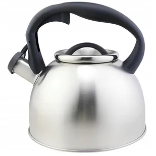 KARL HAUSMANN - Czajnik - na GAZ - INDUKCJA - tradycyjny z gwizdkiem - HARIO - srebrny - 2,5 L - Czajniki na gaz - miniaturka - grafika 1