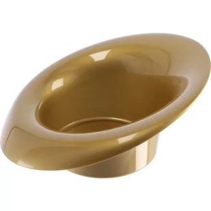 Ikebana na kwiaty okrągła 8 x 17 cm, złota - Donice - miniaturka - grafika 1