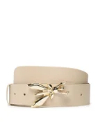 Paski - Patrizia Pepe Pasek Damski CW0471/L001-B732 Beżowy - miniaturka - grafika 1