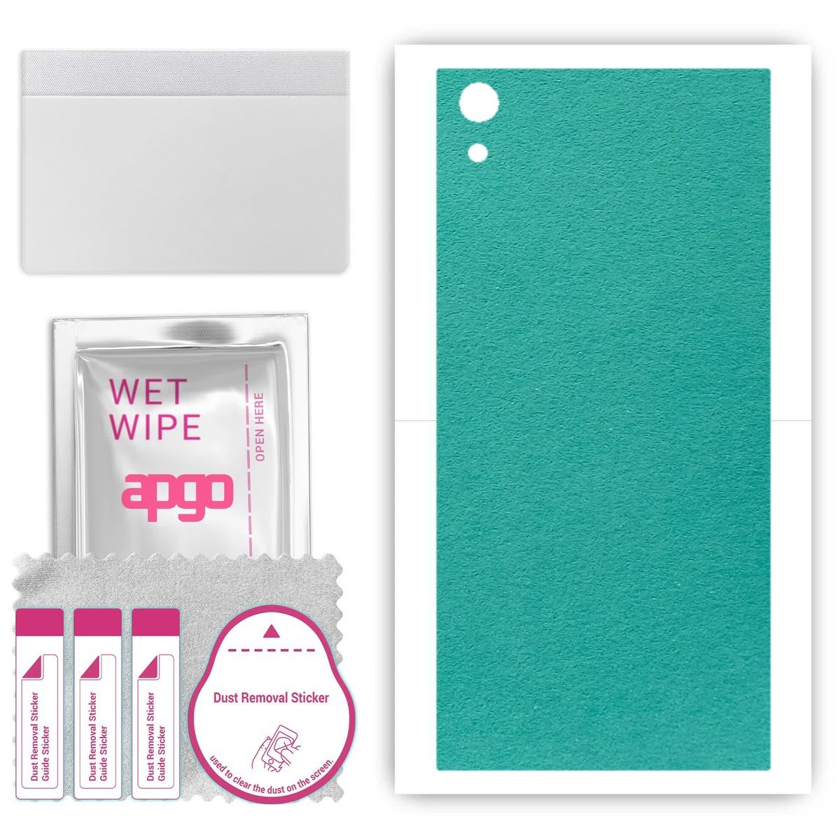 Folia naklejka skórka strukturalna na TYŁ Zamsz do Sony Xperia XA1 Ultra - Zamsz Miętowy - apgo SKINS