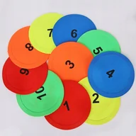 Zabawki interaktywne dla dzieci - Pole do zabaw z numerami-krążek 15cm-10szt - miniaturka - grafika 1