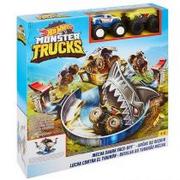 Samochody i pojazdy dla dzieci - Mattel Monster Trucks Arena rekina - miniaturka - grafika 1