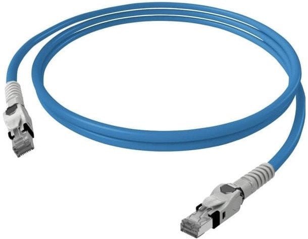 Kabel krosowy EasyLan VarioBoot Cat.6A, S/FTP, niebieski, 0,5 m 21.15.2270