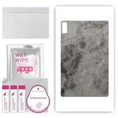 Akcesoria do tabletów i e-booków - folia naklejka skórka strukturalna na TYŁ do Lenovo Tab M10a 5G - Marmur Czarny - apgo SKINS - miniaturka - grafika 1