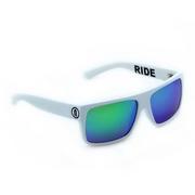 Okulary przeciwsłoneczne - Neon Ride (white/green) - miniaturka - grafika 1